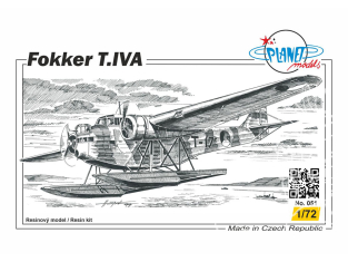 Planet Model PLT051 Fokker T.IVA full resine kit 1/72