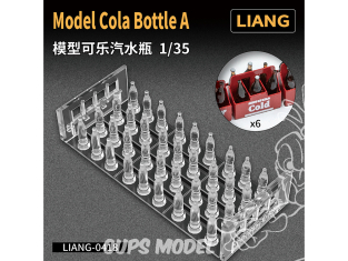 Liang Model accessoires 0418 Bouteilles Cola Type A x36 1/35