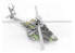 Takom maquette hélicoptère 2604 AH Mk.I Apache 1/35