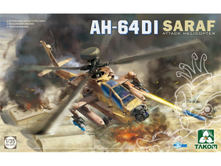 Takom maquette hélicoptère 2605 AH-64DI SARAF Hélicoptère d'attaque 1/35