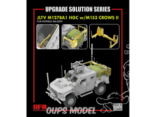 Rye Field Model maquette militaire 2059 Set amélioration JLTV M1278A1 HGC w/M153 Crows II 1/35