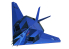 MISTER CRAFT maquette avion 050054 F-117A Night Hawk 1/72