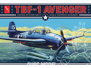 AMT maquette serie 1377 TBF-1 AVENGER 1/48