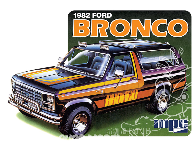 MPC maquette voiture 991 FORD BRONCO 1982 1/25