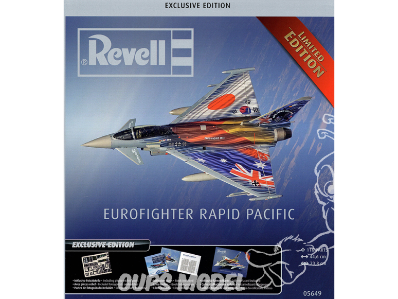 Revell maquette Avion 05649 Eurofighter Rapid Pacific "Exclusive Edition" 1/72