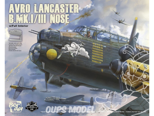 Border model maquette avion BF-008 Nez Avro Lancaster B Mk.I/IIII avec interieur complet 1/32