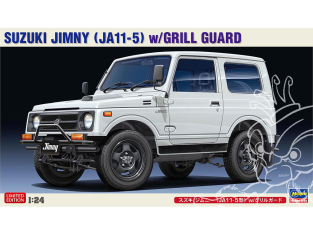 Hasegawa maquette voiture 20650 Suzuki Jimny (type JA11-5) avec protection pare buffle 1/24