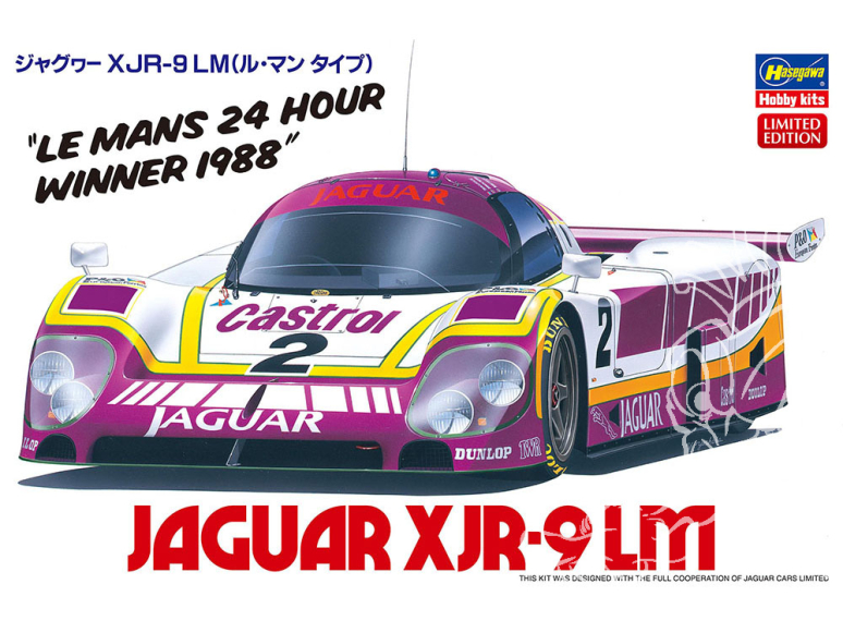Hasegawa maquette voiture 20654 Jaguar XJR-9 LM (type Le Mans) 1/24