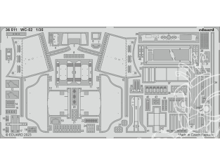 Eduard photodecoupe militaire 36511 WC-52 Zvezda 1/35