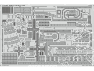 Eduard photodecoupe bateau 53301 Amélioration USS Nimitz CVN-68 Partie 7 Trumpeter 1/350