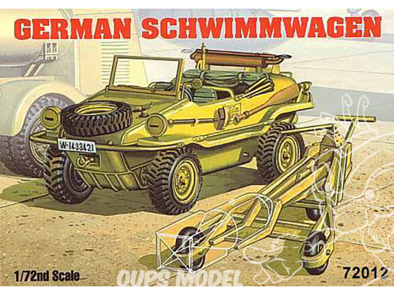 Academy maquette militaire 72012 Schwimmwagen Allemande 1/72