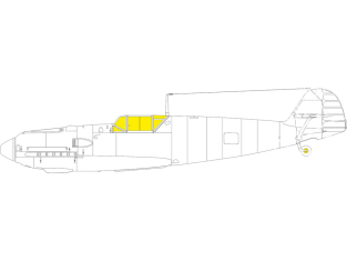 Eduard Express Mask EX995 Messeschmitt Bf 109E-4 TFace Eduard 1/48