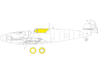 Eduard Express Mask CX656 S-199 Erla canopy Weekend Eduard 1/72