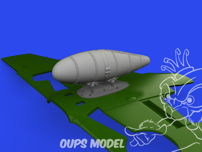 Eduard kit d'amelioration avion brassin 648906 Réservoirs essence externe Messerschmitt Bf 109K Eduard 1/48