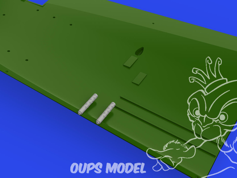 Eduard kit d'amelioration avion brassin Print 648950 Gun barrels FM-1 Eduard 1/48