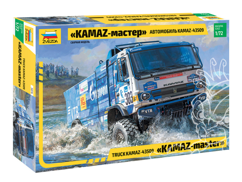 Zvezda maquette plastique 5076 Camion KAMAZ master 43509 1/72