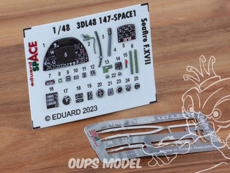 Eduard Space décalques 3D 3DL48147 Seafire F.XVII Airfix 1/48