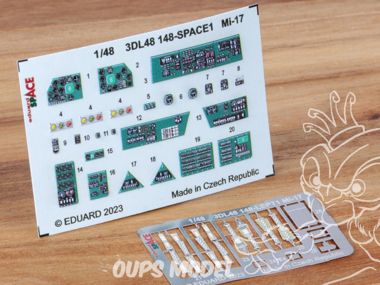 Eduard Space décalques 3D 3DL48148 Mi-17 Trumpeter 1/48