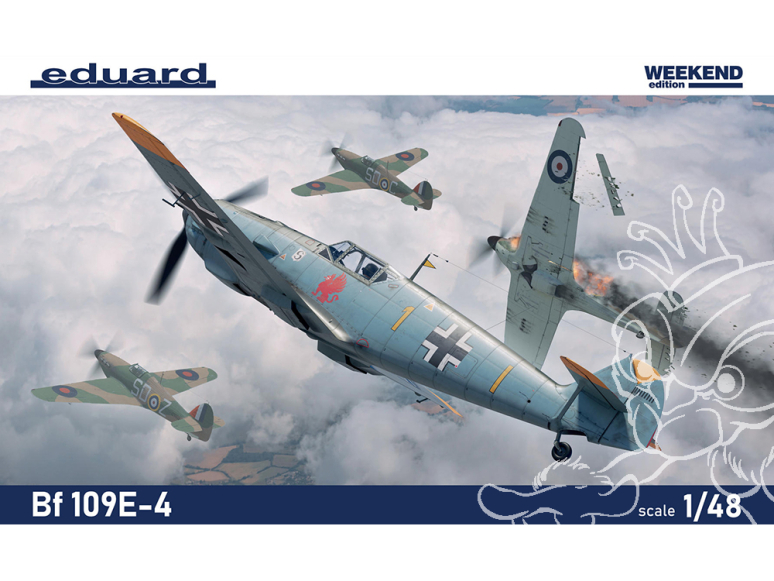 EDUARD maquette avion 84196 Messerschmitt Bf 109E-4 WeekEnd Edition 1/48
