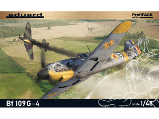 EDUARD maquette avion 82117 Messerschmitt Bf 109G-4 ProfiPack Edition Réédition 1/48
