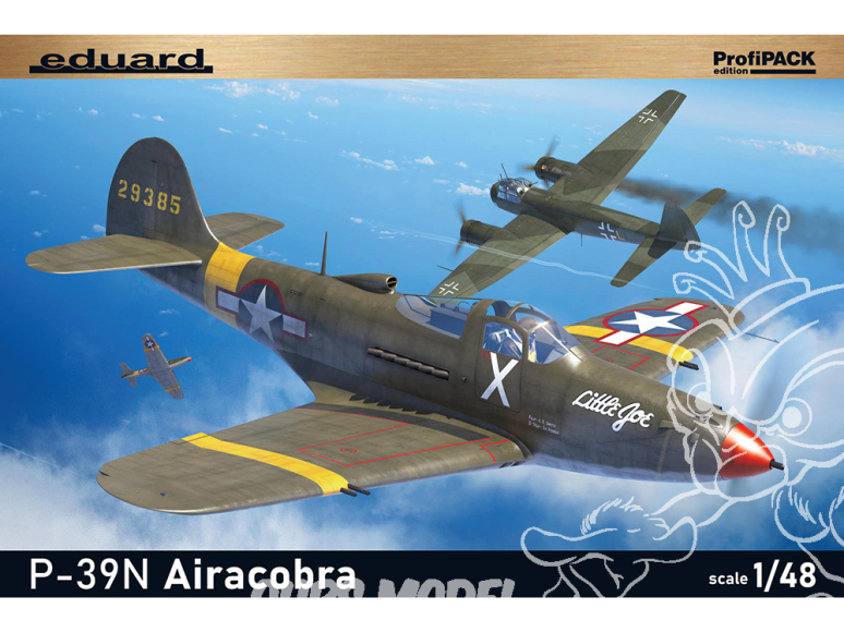 EDUARD maquette avion 8067 P-39N Airacobra ProfiPack Edition 1/48