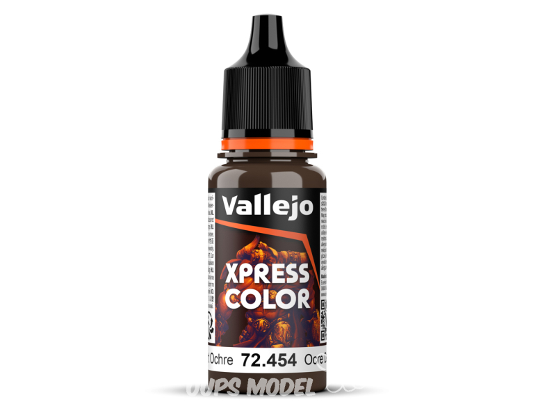 Vallejo Peinture Acrylique Game Color Nouvelle gamme 72454 Xpress Ocre Désert 18ml
