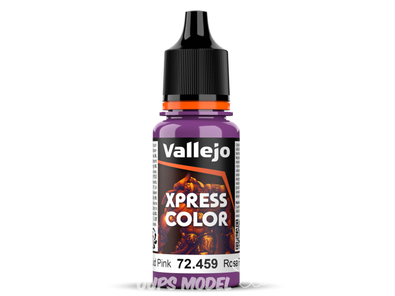 Vallejo Peinture Acrylique Game Color Nouvelle gamme 72459 Xpress Rose Fluide 18ml