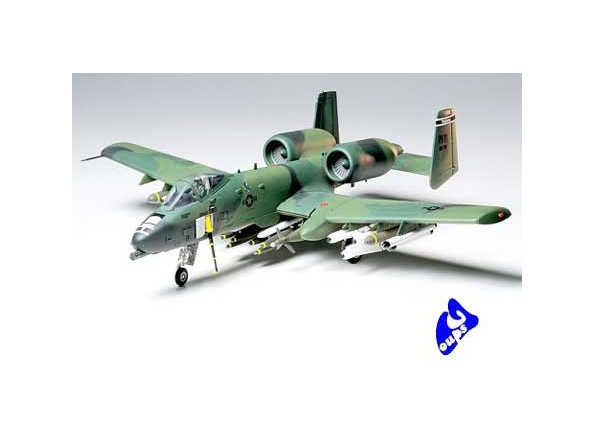 tamiya maquette avion 61028 A-10 Thunderbolt II Kit - CO128 1/48