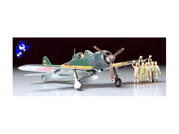 tamiya maquette avion 61027 A6M5C Type 52 Zero Fighter Kit - CO1