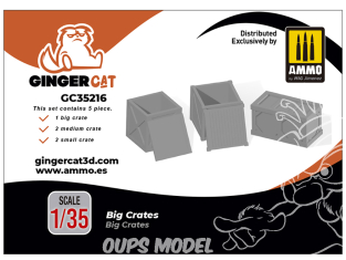 Ginger Cat accessoire GC35216 Grosses caisses 1/35