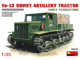 MINI ART maquette militaire 35052 TRACTEUR D ARTILLERIE SOVIETIQUE Ya-12 (début de production) 1/35