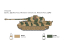Italeri maquette militaire modelset 72005 Set Sd. Kfz. 182 King Tiger peintures principale colle accessoires et pinceau 1/72
