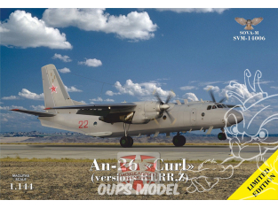 SOVA-M maquette avion 14006 Antonov An-26 RT/RR/Z 1/144