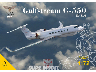 SOVA-M maquette avion 72045 Gulfstream G-550 (E-8D) "JSTARS" testbed aircraft 1/72