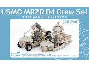 Magic Factory Maquette militaire 7502 Ensemble d'équipage USMC MRZR D4 1/35