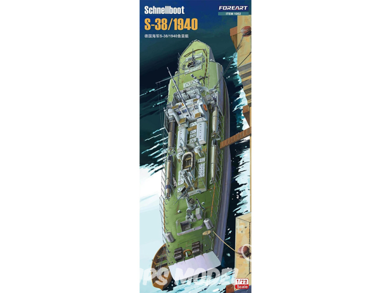 ForeArt maquette militaire 1002 Schnellboot S-38 de 1940 1/72