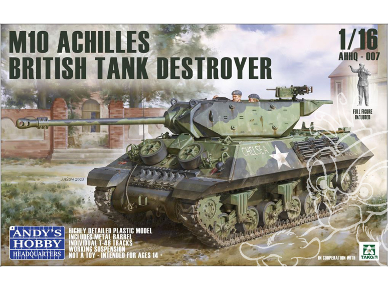 ANDY'S HOBBY HEADQUARTERS AHHQ-007 Chasseur de chars britannique Achilles M10 IIc 1/16