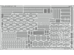 Eduard photodecoupe bateau 53302 Amélioration USS Iowa BB-61 Partie 1 Hobby Boss 1/350