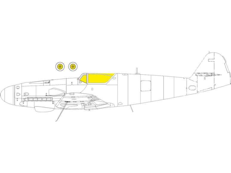 Eduard Express Mask EX1002 Messeschmitt Bf 109K-4 Eduard 1/48