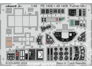 EDUARD photodecoupe avion 491409 Amélioration Fulmar Mk.I Trumpeter 1/48