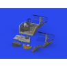 Eduard kit d'amelioration avion brassin Print 648953 Cockpit Messerschmitt Bf 109G-6/AS Eduard 1/48