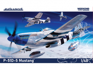 EDUARD maquette avion 84172 P-51D-5 Mustang WeekEnd Edition 1/48