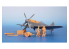 Cmk figurine F72402 Pilote Tempest, chien et mécanicien avec chariot à accumulateur Print 3D 1/72