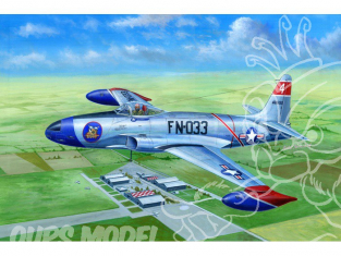 Hobby boss maquette avion 81723 F-80A Shooting Star fighter 1/48