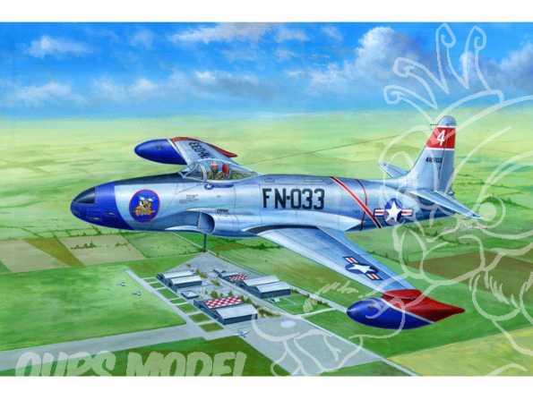 Hobby boss maquette avion 81723 F-80A Shooting Star fighter 1/48