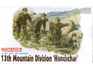 Dragon maquette militaire 6067 13th Troupe de montagne Handschar 1/35