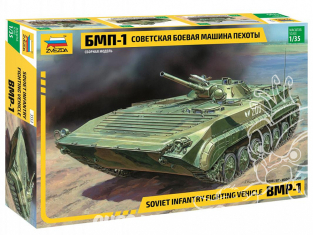 Zvezda maquette plastique 3553 Véhicule de combat d'infanterie soviétique BMP-1 1/35