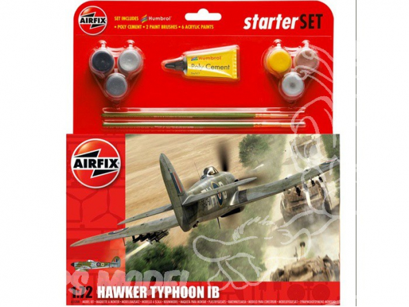 Airfix maquette avion 55208 Hawker Typhoon Ib Starter Set 1/72