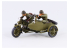 Pit Road Militaire G-50 Moto type 97 Rikuo de l&#039;armée japonaise avec side-car 1/35