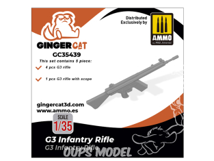 Ginger Cat accessoire GC35439 Fusil d'infanterie G3 1/35